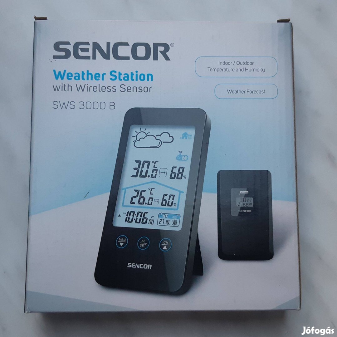 Sencor SWS 3000 időjárás állomás