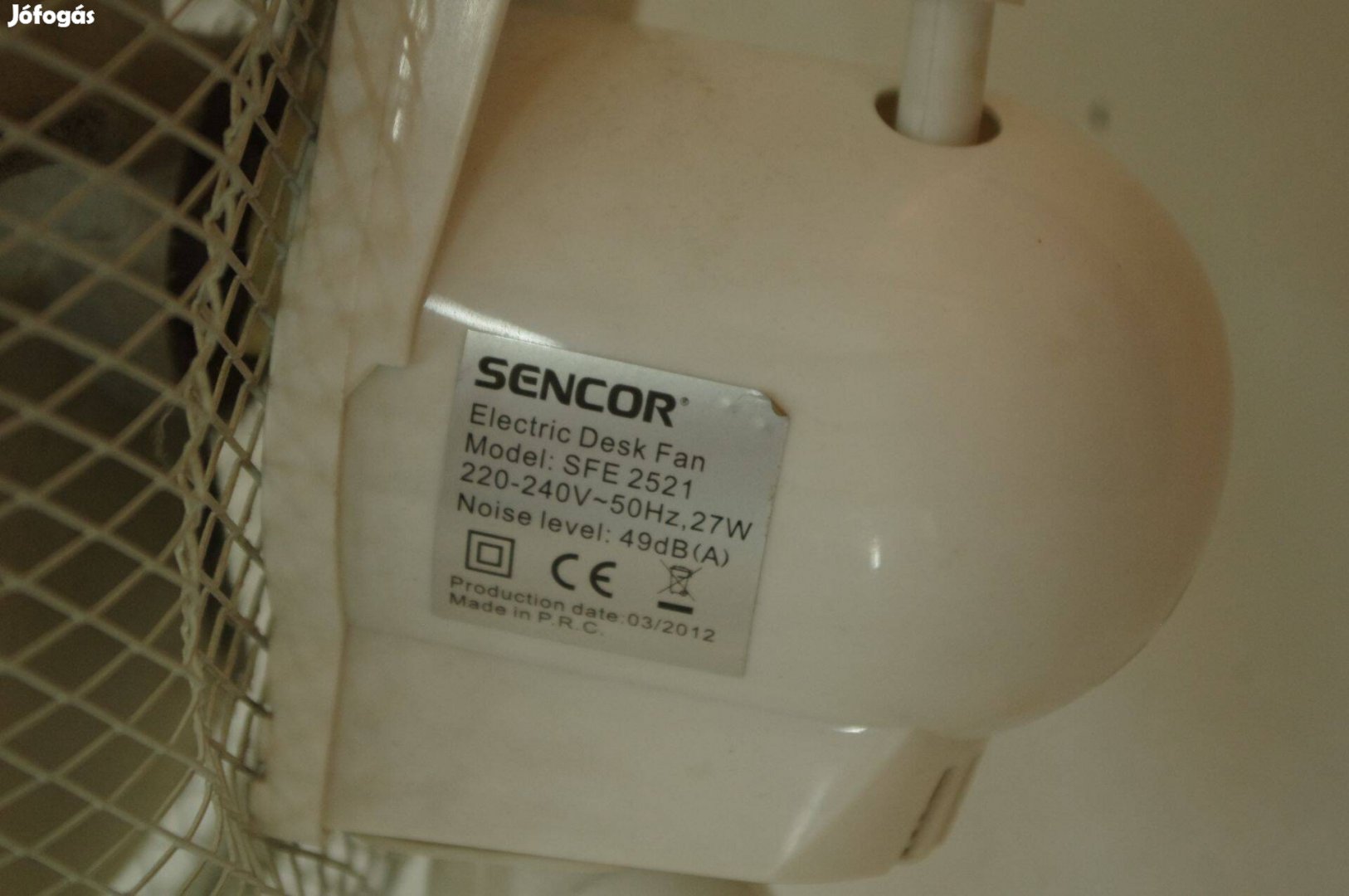 Sencor Sfe-2521 asztali ventillátor