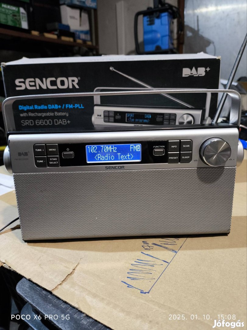 Sencor srd 6600 dab+ táska rádió akkumulátoros