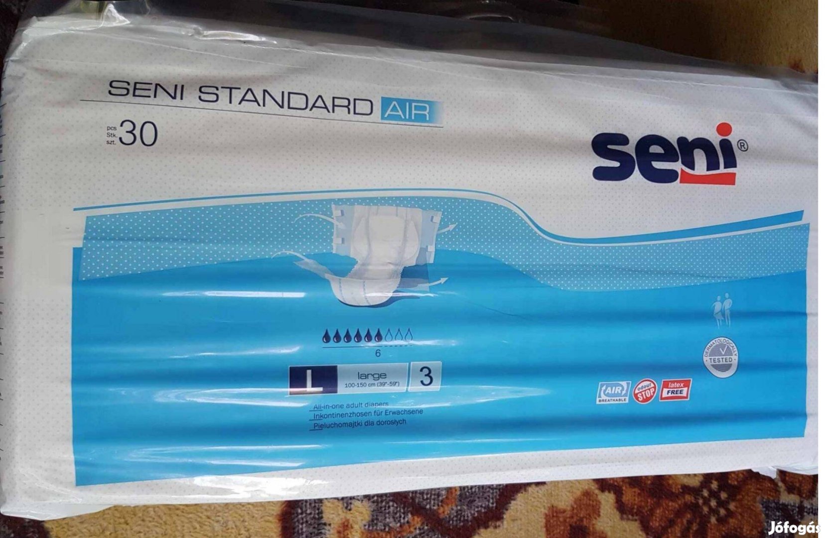 Seni Standard L-es 5 új csmg felnőtt pelenka eladó! házhozszállítással