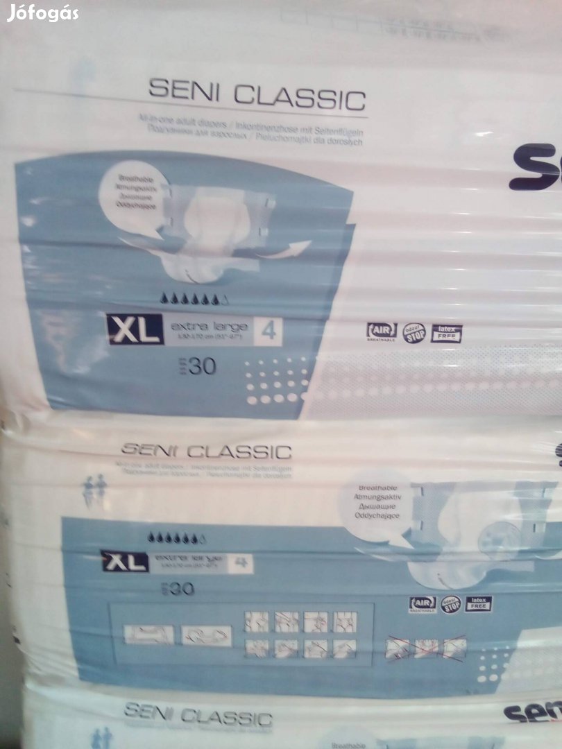 Seni classic XL-es felnőtt pelenka eladó 