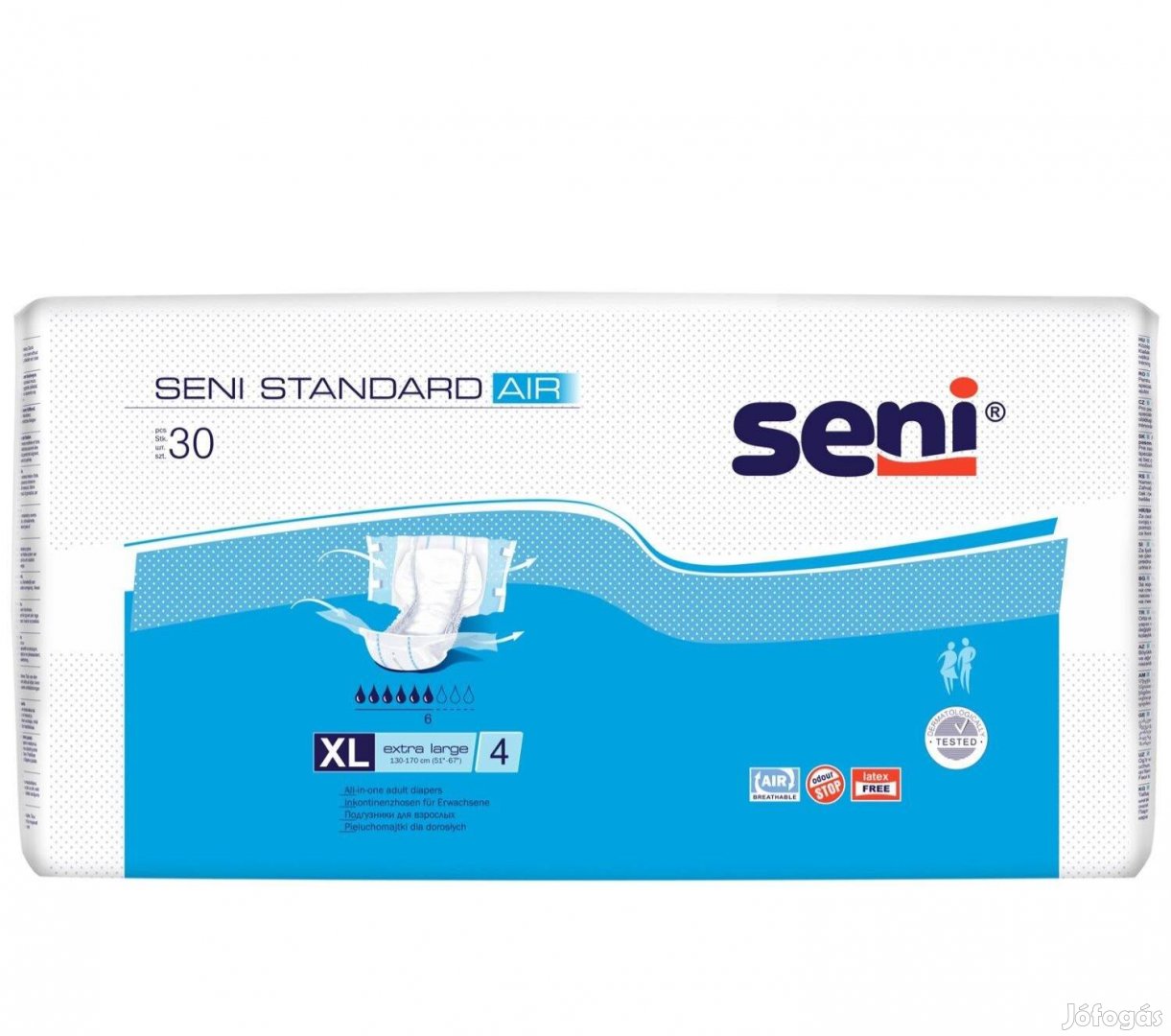 Seni standard XL-es méretű felnőtt pelenka