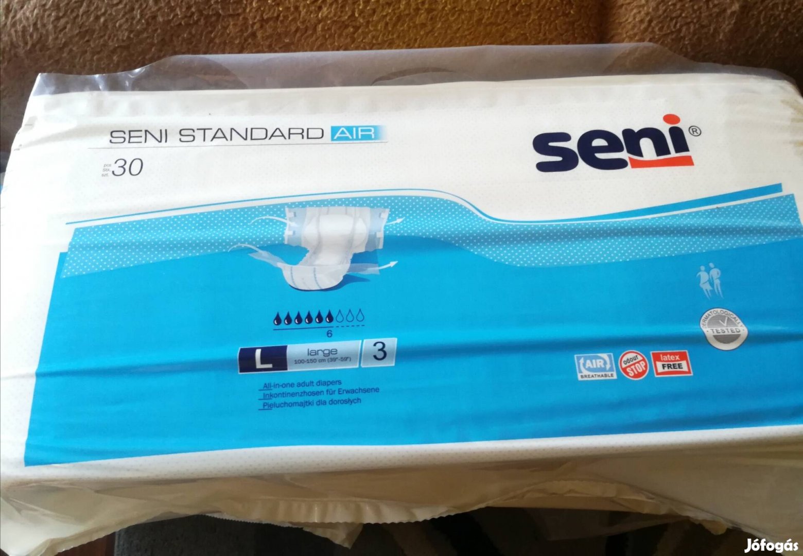 Seni standard air felnőtt pelenka L-méret 