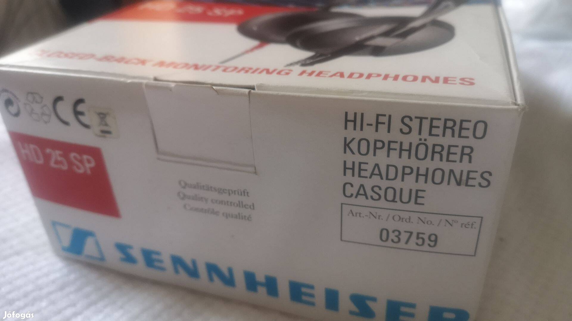 Sennheiser HD25 SP fejhallgató fülhallgató HD 25 DJ