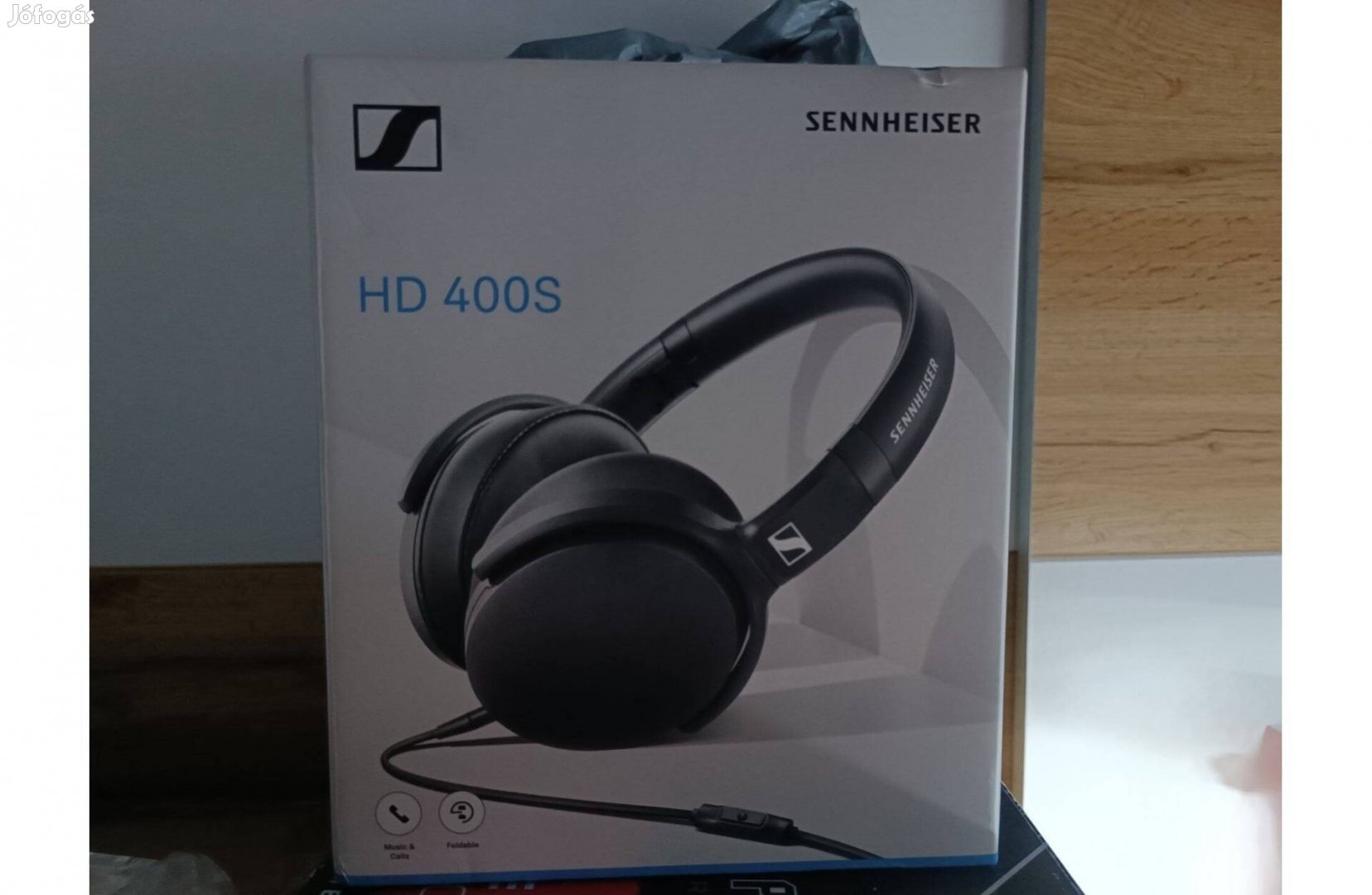 Sennheiser HD 400S Fejhallgató, Fekete Új! Minőség!