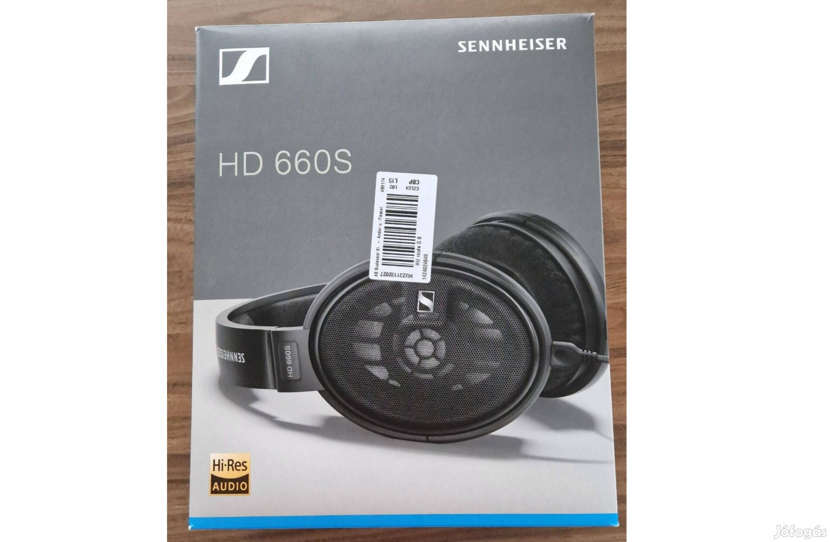 Sennheiser HD 660S sztereó fejhallgató, dobozában