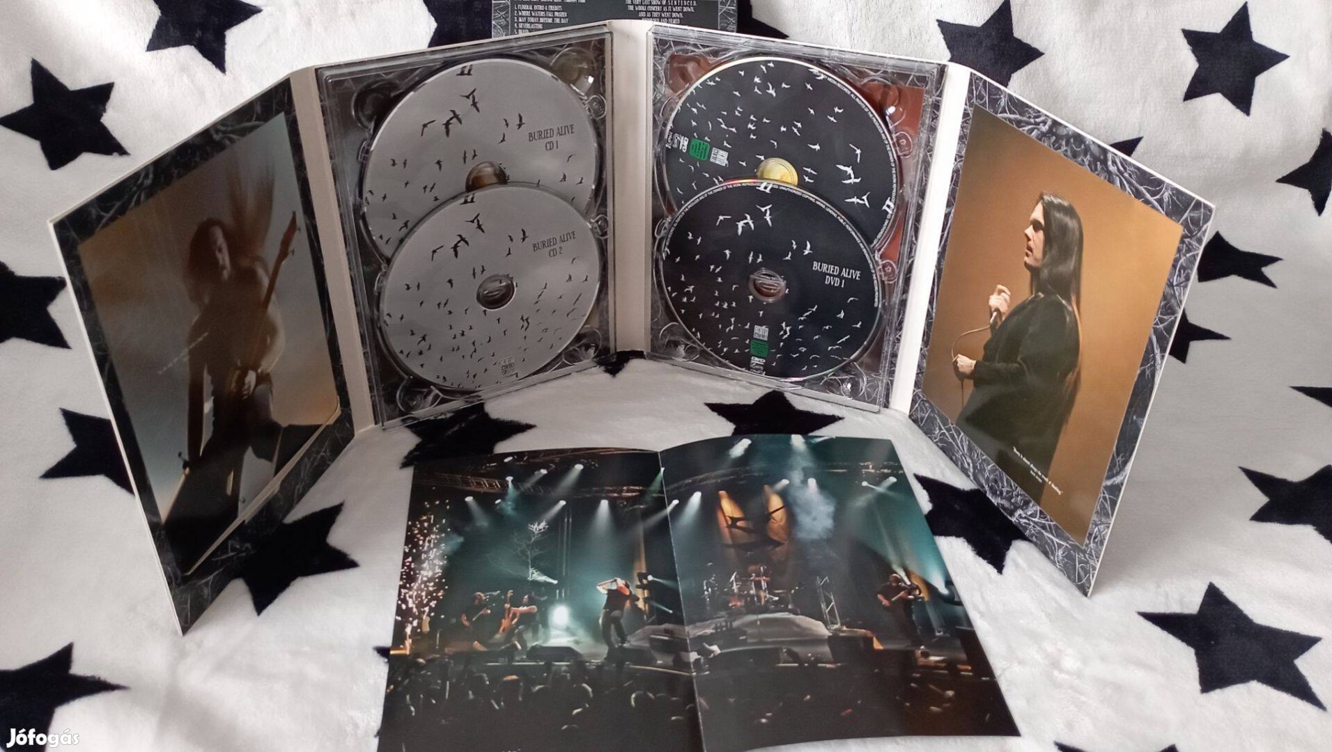 Sentenced Buried alive,2 DVD+2 cd,koncert,Metal,újszerű!
