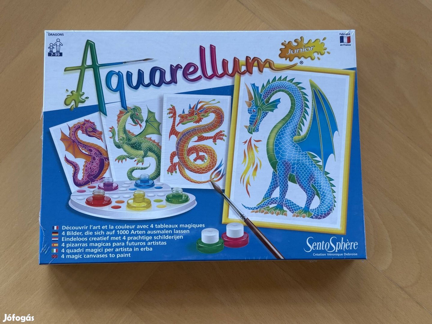 Sentosphere Aquarellum 693 Sárkányok fejlesztő játék új