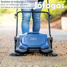Seprőgép csarnokseprű-térkőseprű-S800 Scheppach - 650mm seprési
