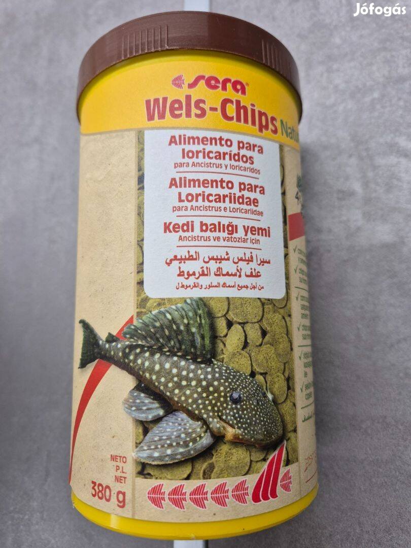 Sera Wels Chips 1000 ml, Sera Granugreen Nature 1000ml granulált