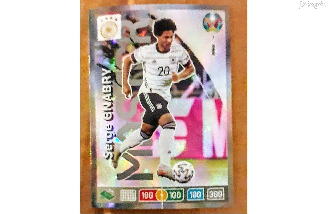 Serge Gnabry Németország Rare Top Master focis kártya Panini Euro 2020