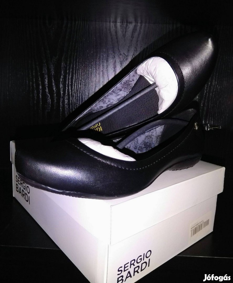 Sergio Bardi Corinna női balerina bőr cipő EU 37