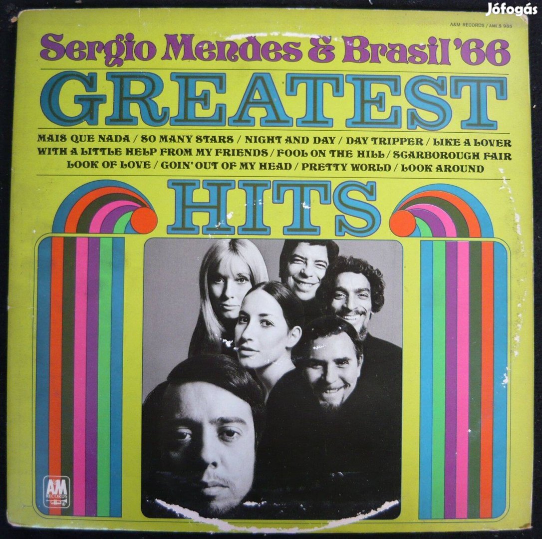 Sergio Mendes & Brasil '66: Greatest Hits (német nyomású LP)