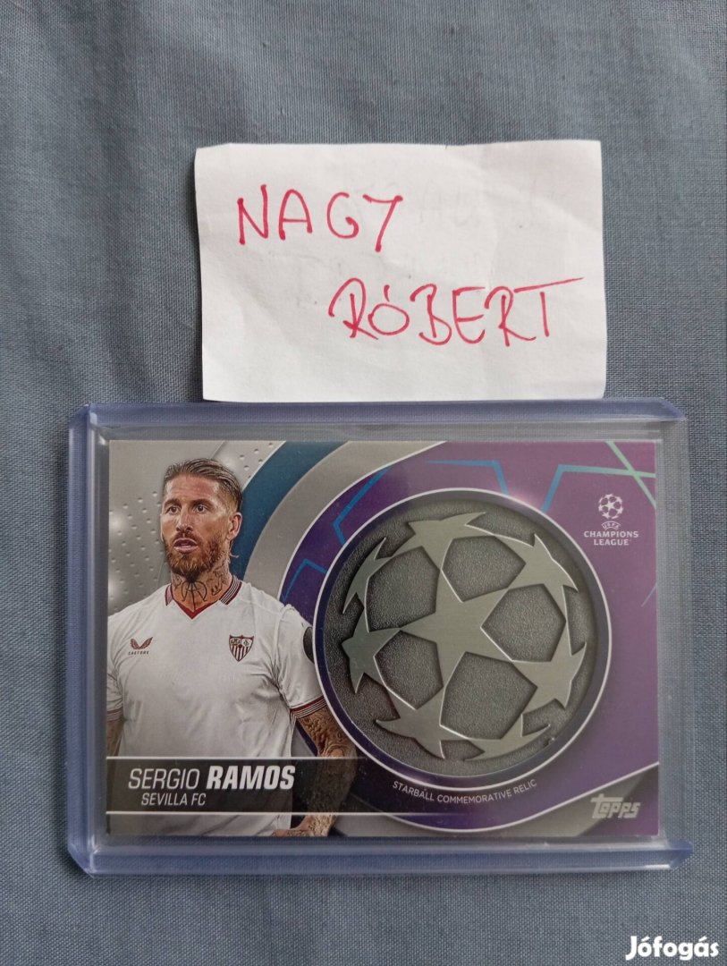 Sergio Ramos Relics focis kártya