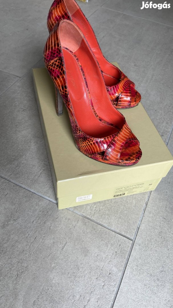 Sergio Rossi kígyóbőr cipő