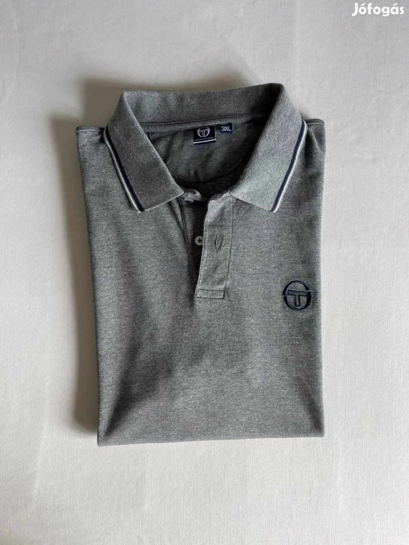 Sergio Tacchini férfi galléros rövid ujjú póló XXL 3XL-es