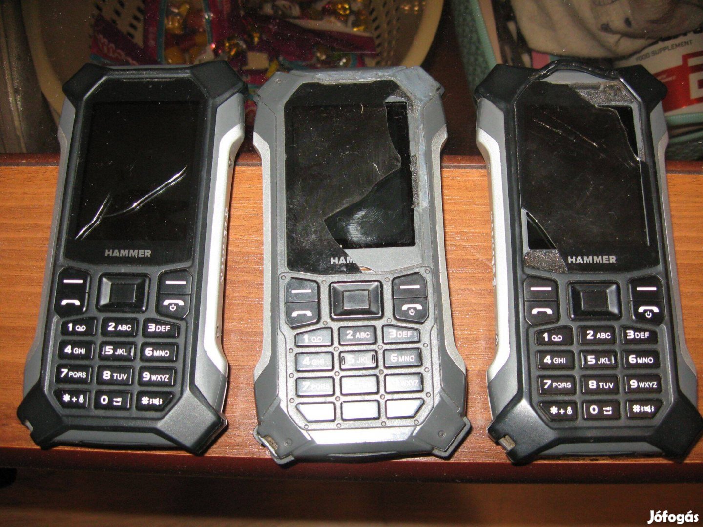 Sérült Hammer Patriot Dualsim Mobil Telefon Strapatelefon IP68 Munkás