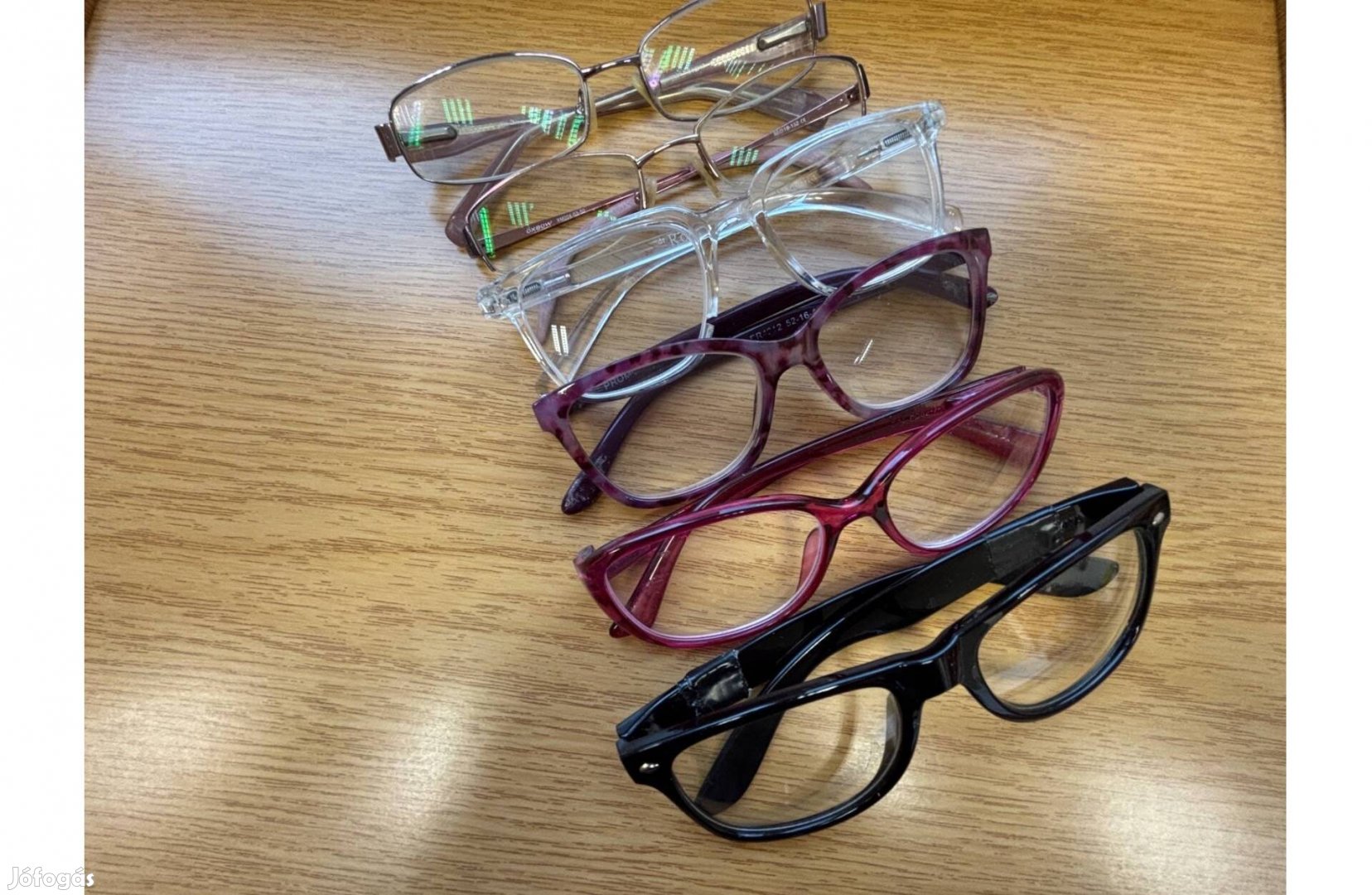 Sérült keretes olvasószemüveg 6 db együtt