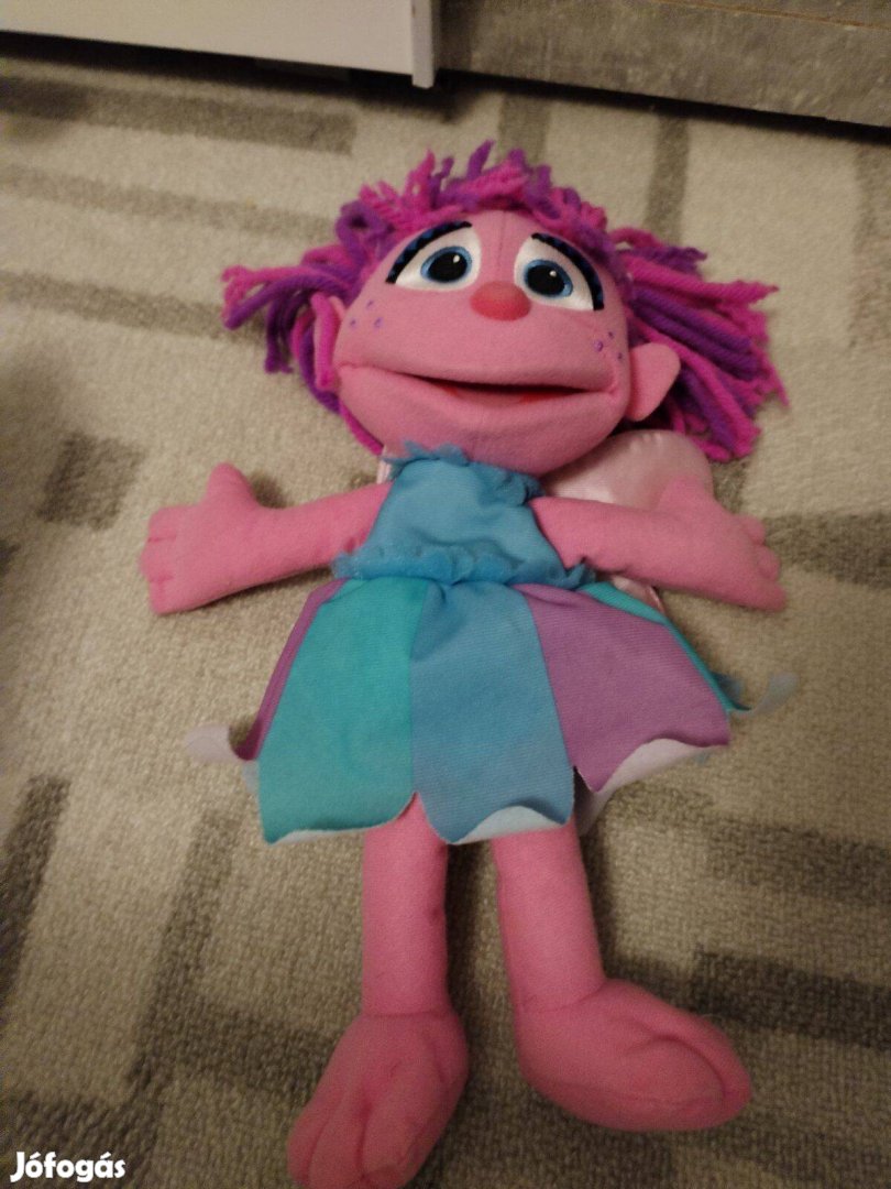 Sesame street szezám utca Abby Cadabby plüss 35cm újszerű