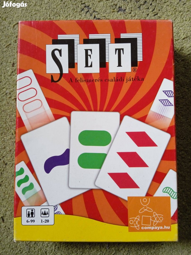 Set! Kártya társasjáték, a felismerés családi játéka!