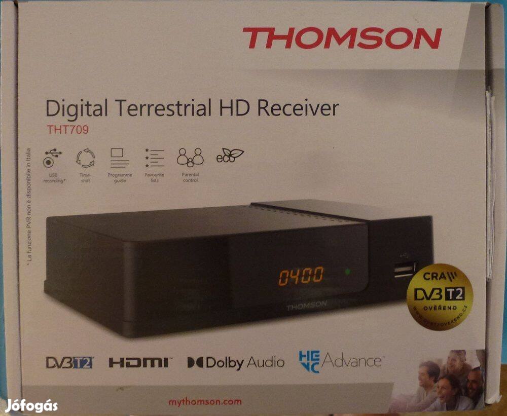 Set-top box - DVB-T2 Thomson THT709 Digital Terrestrial HD Receiver