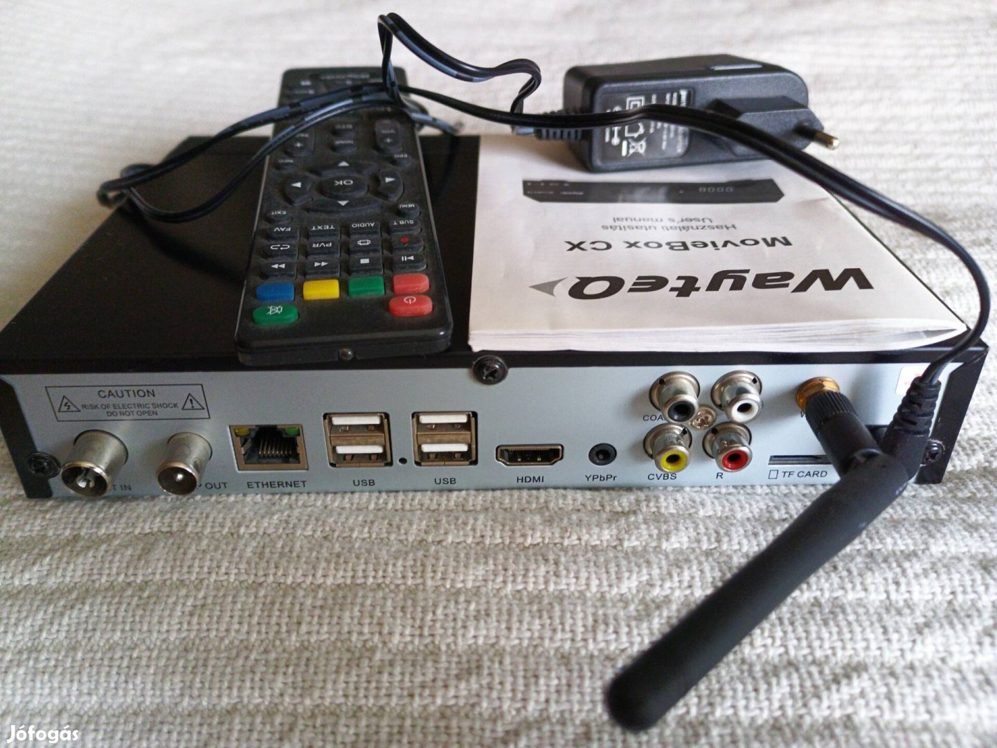 Set top box, wi-fi, usb, kompletten