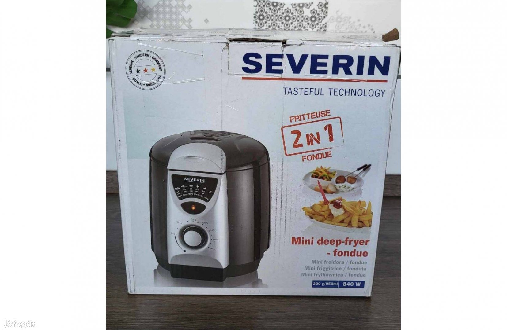 Severin 2in1 Olajsütő és fondue készítő