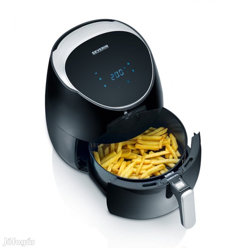 Severin FR2445 XXL 5L 2000W digitális Air Fryer, forrólevegős olajsüt