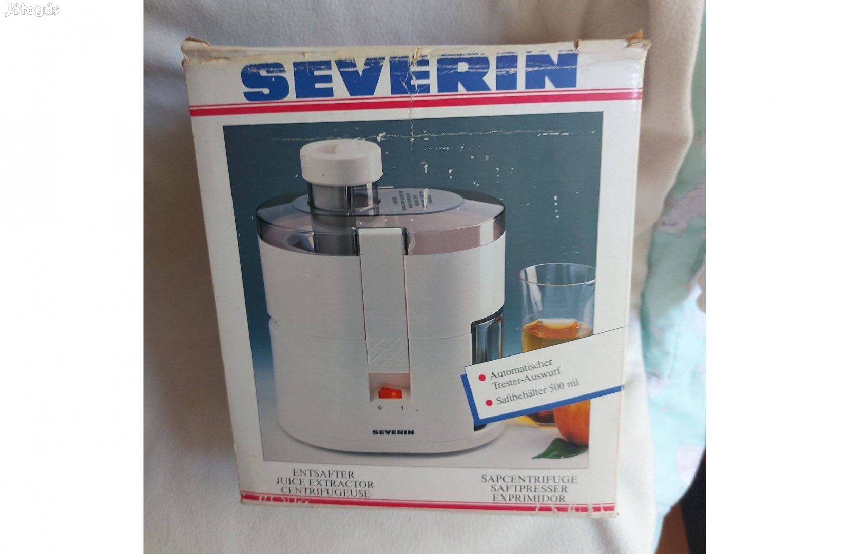 Severin gyümölcscentrifuga eladó (500 ml)