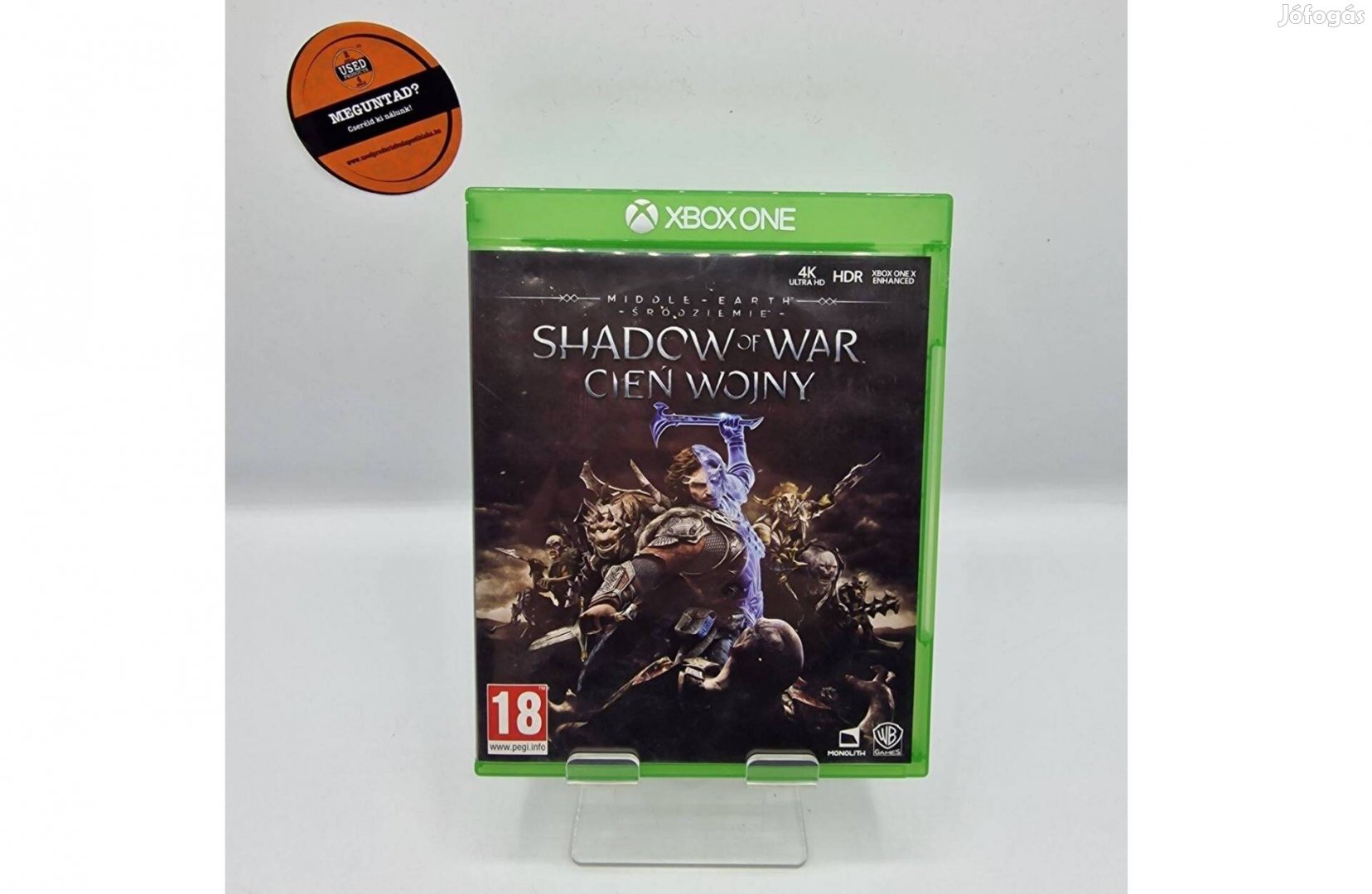 Shadow of War Cien Wojny - Xbox One játék, használt