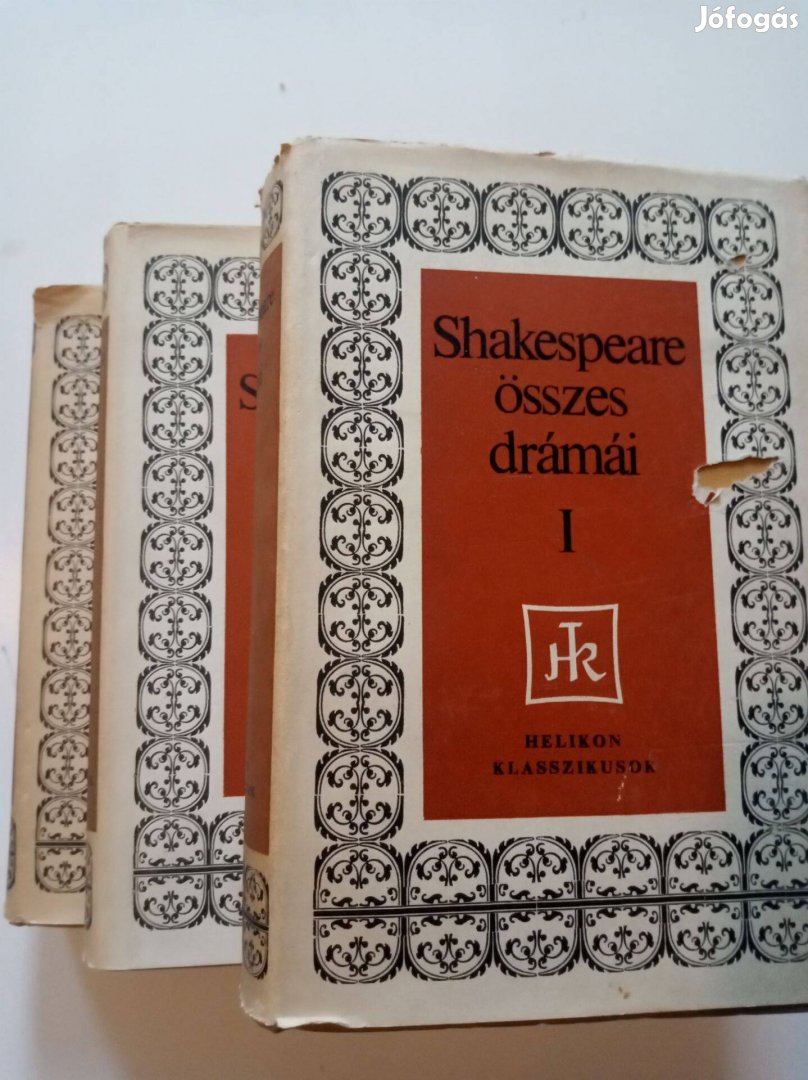 Shakespeare William Shakespeare összes drámái I.-II. és IV. (töredék)