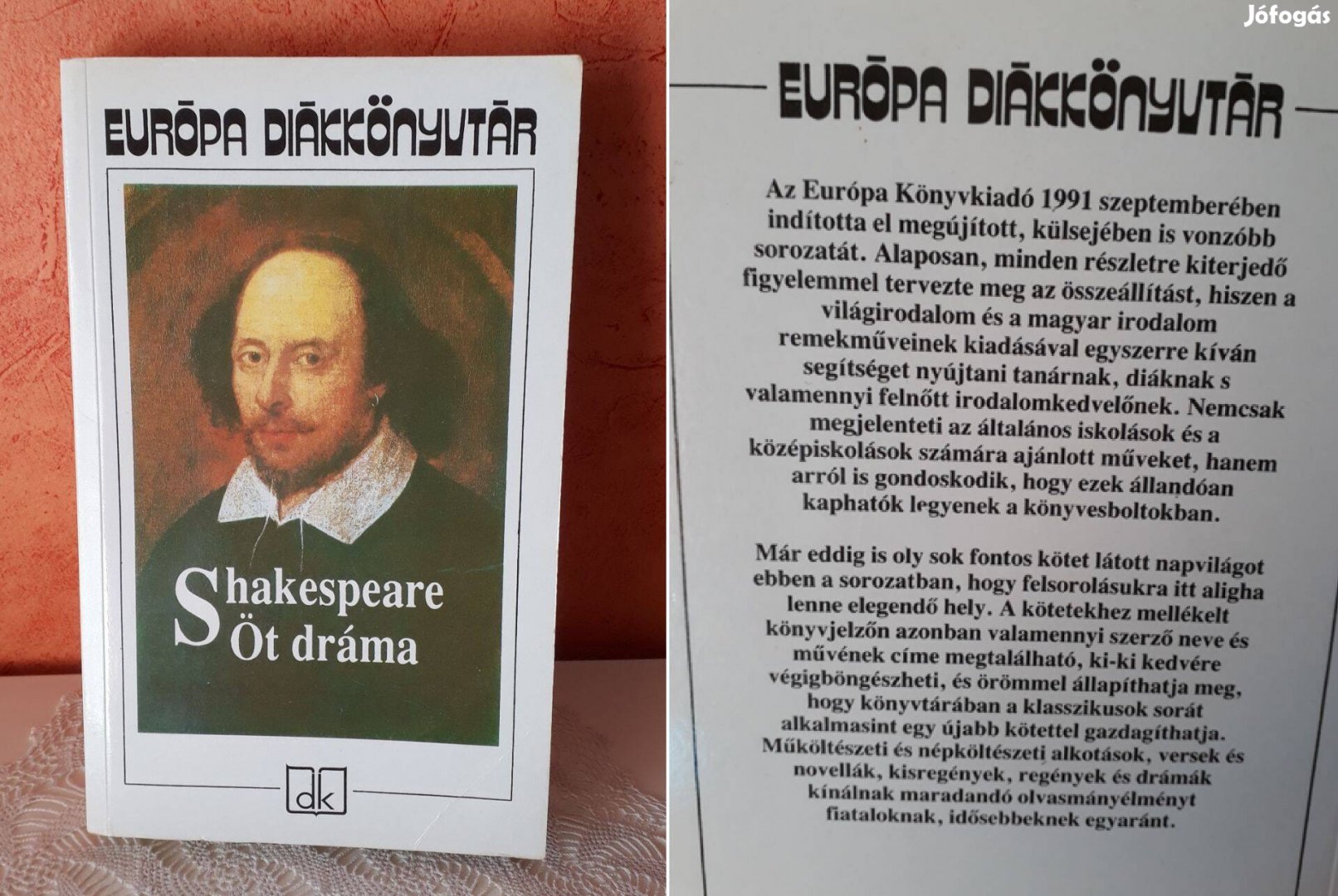 Shakespeare: Öt drámája, hibátlan állapotú könyv