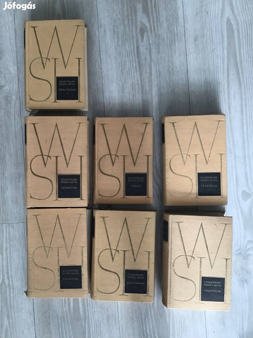 Shakespeare összes művei 1-7 I-VII könyv könyvcsomag