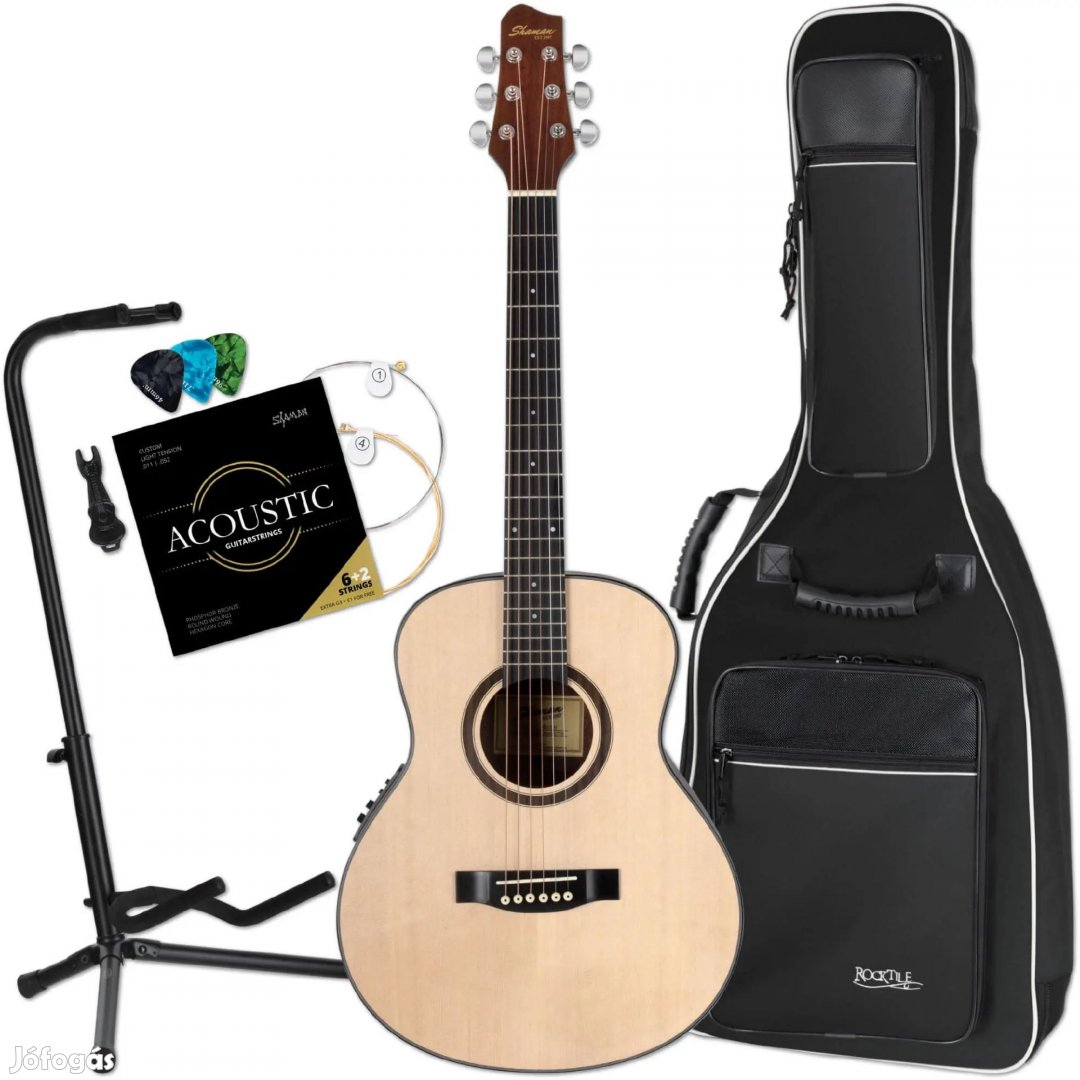 Shaman BB1E-N Lil'D western gitár szett