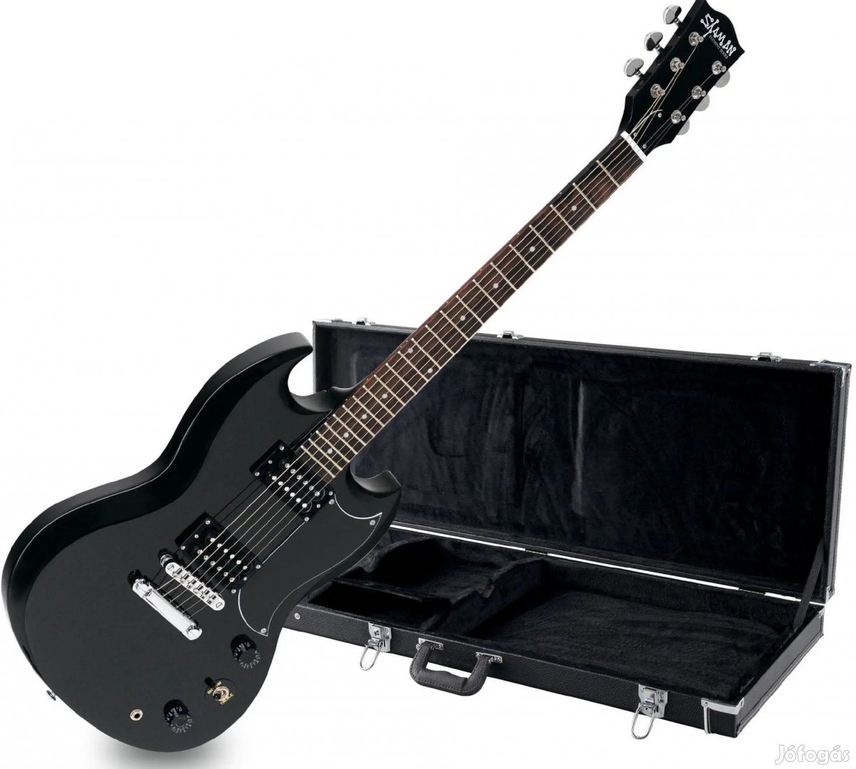 Shaman Element Series DCX-100B Elektromos Gitár Fekete KÉSZLET