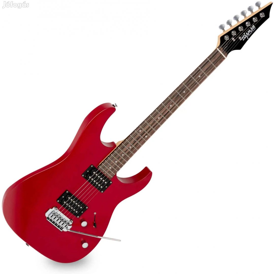 Shaman Element Series HX-100 RD Elektromos Gitár Szatén Piros