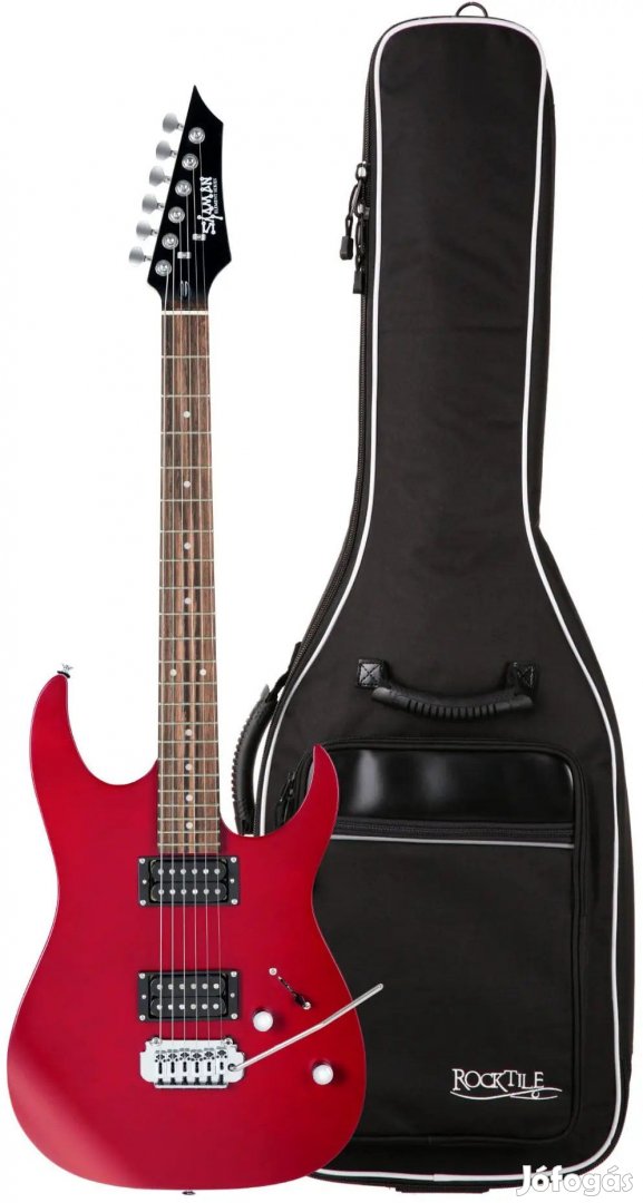 Shaman Element Series HX-100 RD Elektromos Gitár Szatén Piros Gig