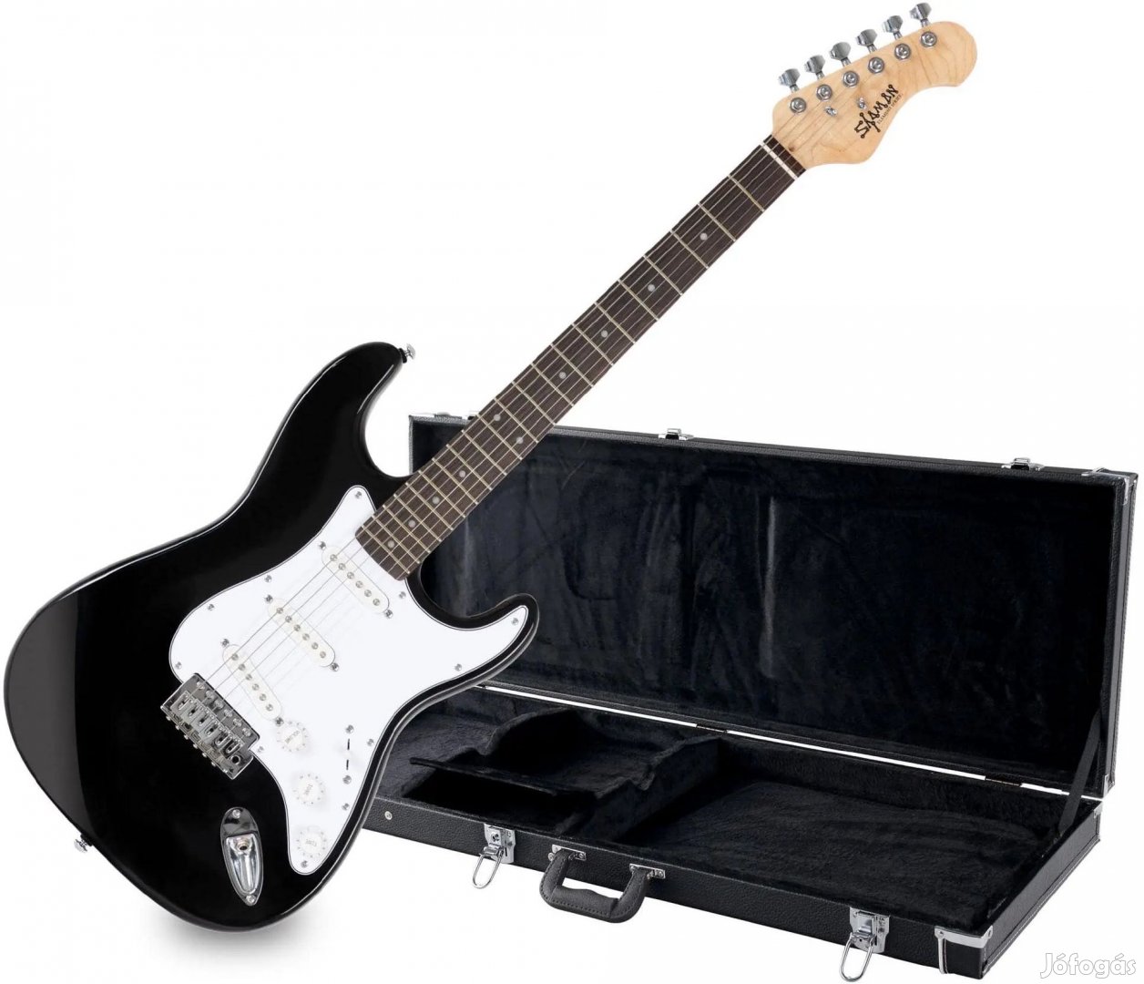 Shaman Element Series STX-100B Elektromos Gitár Fekete Készlet