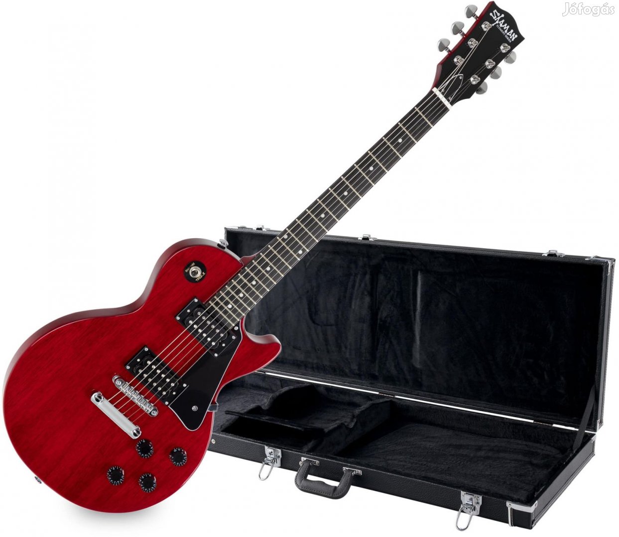 Shaman Element Series Scx-100r Elektromos Gitár Cherry Red Szett