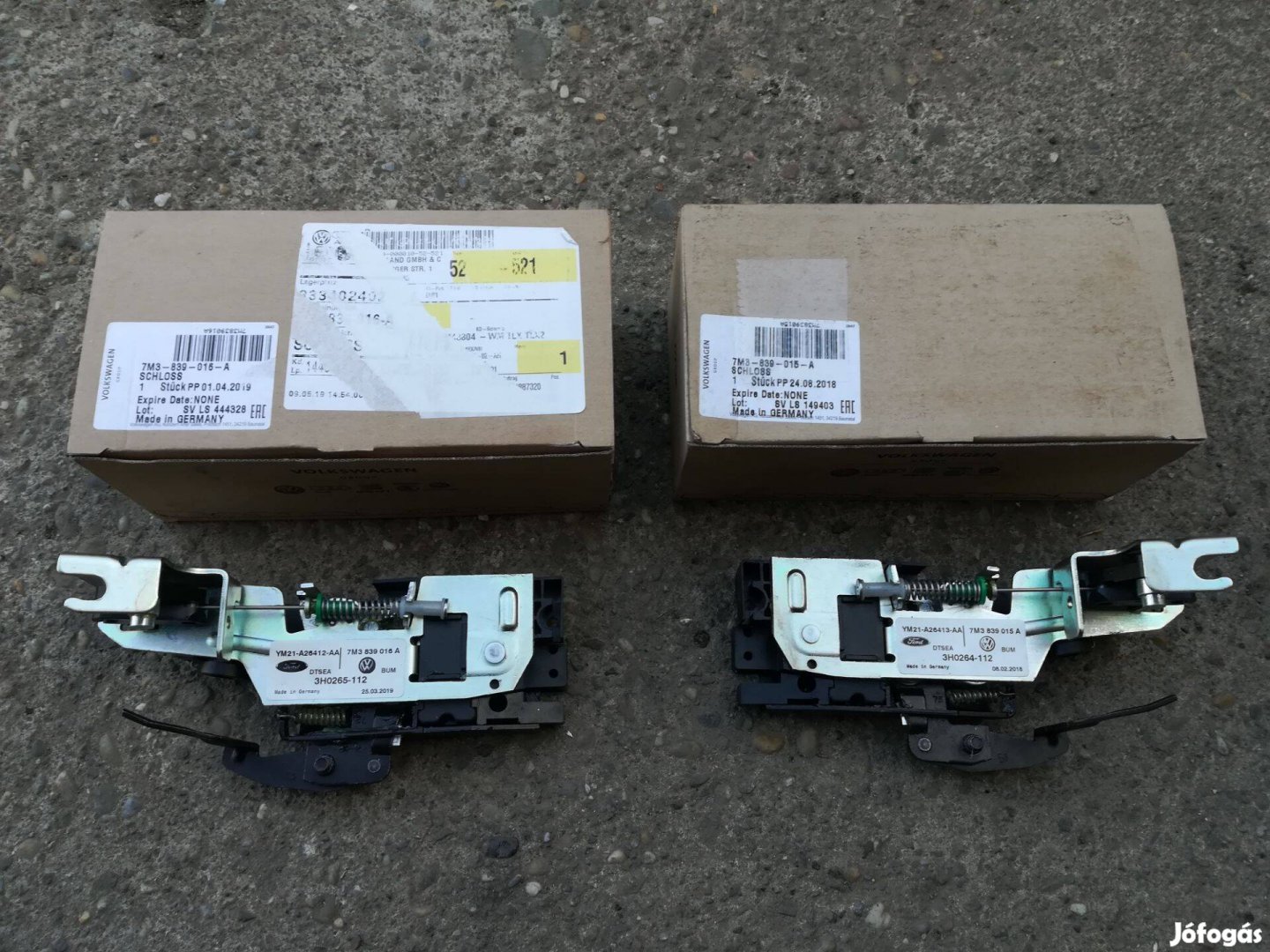 Sharan, Galaxy, Alhambra hátsó zárszerkezetek