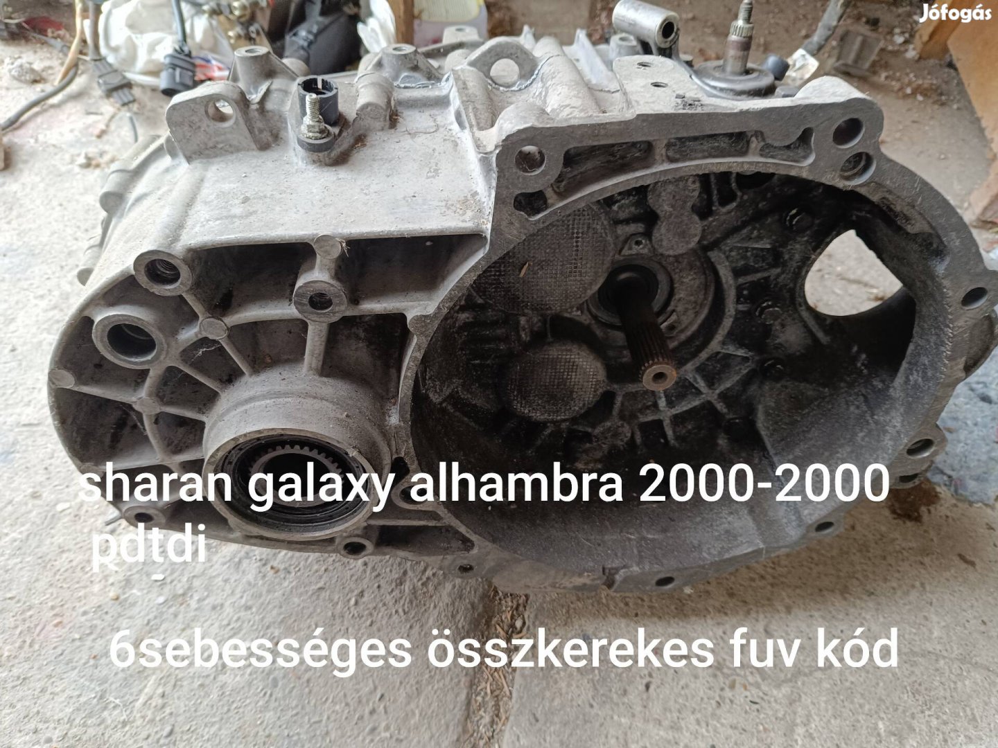 Sharan galaxy alhambra 2000-2006 diesel hat sebességes váltó