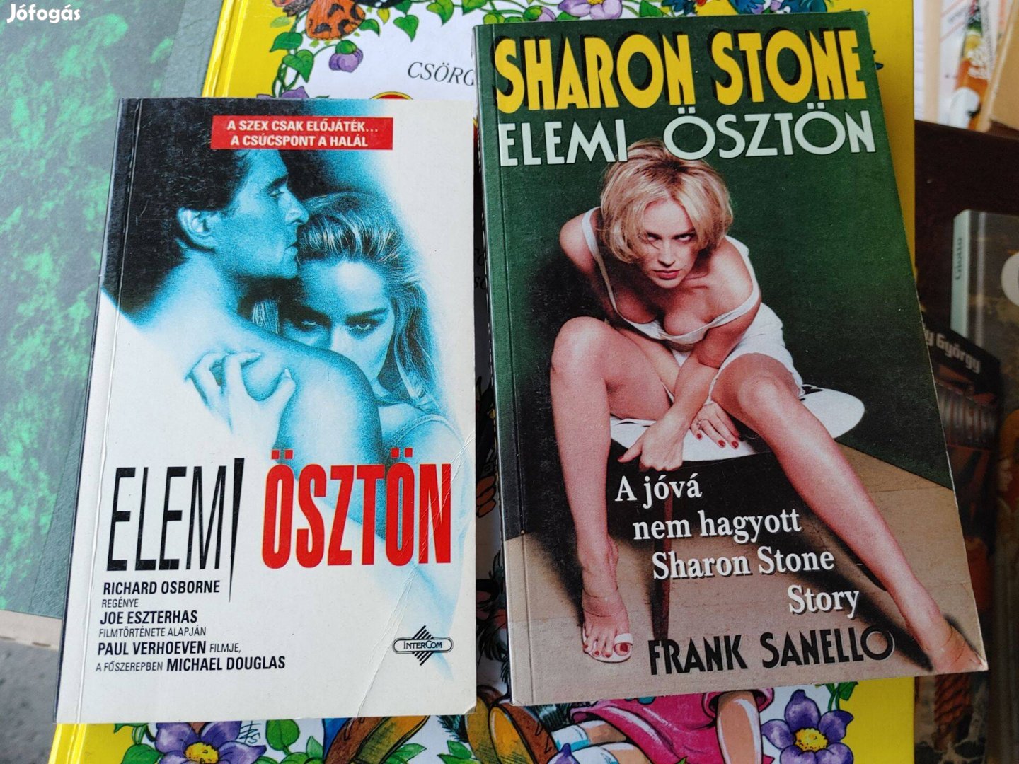 Sharon Stone Elemi ösztön könyv 1800Ft/db