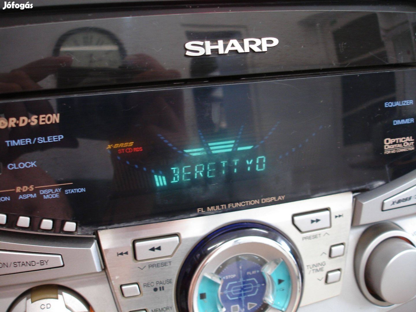 Sharp CD-661 igen nehéz nagy teljesítményű hifi RDS rádió tuner - cd -