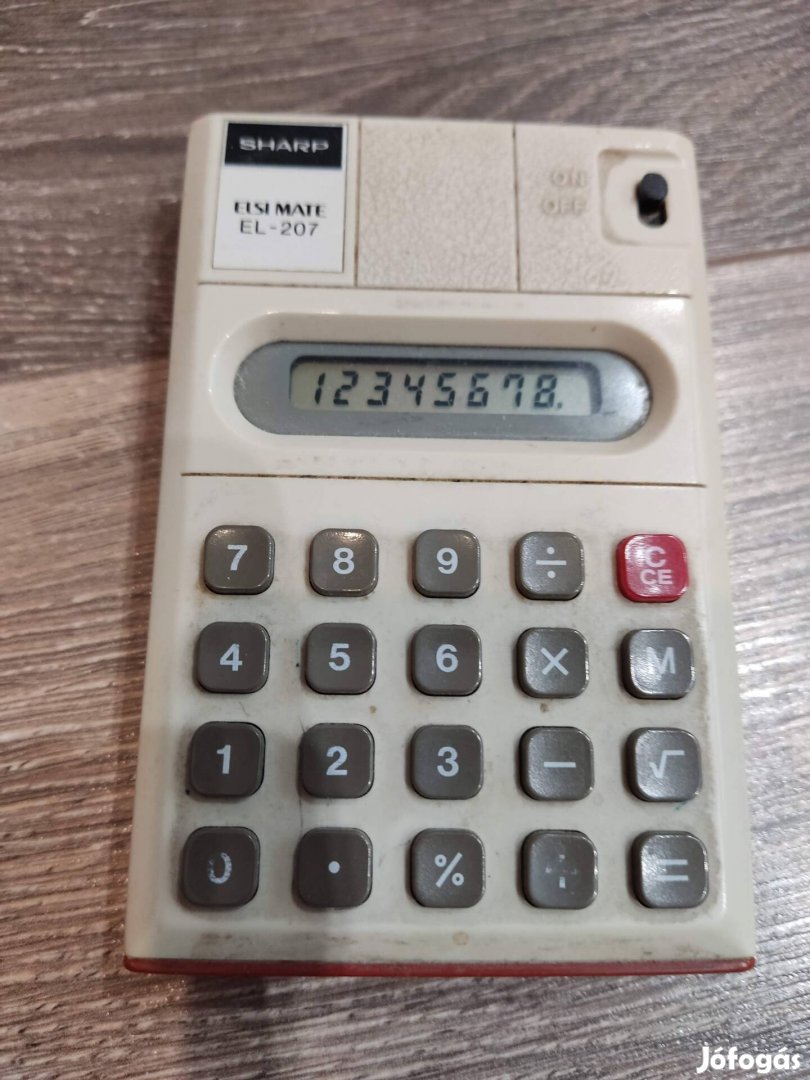Sharp EL-207 japán számológép 