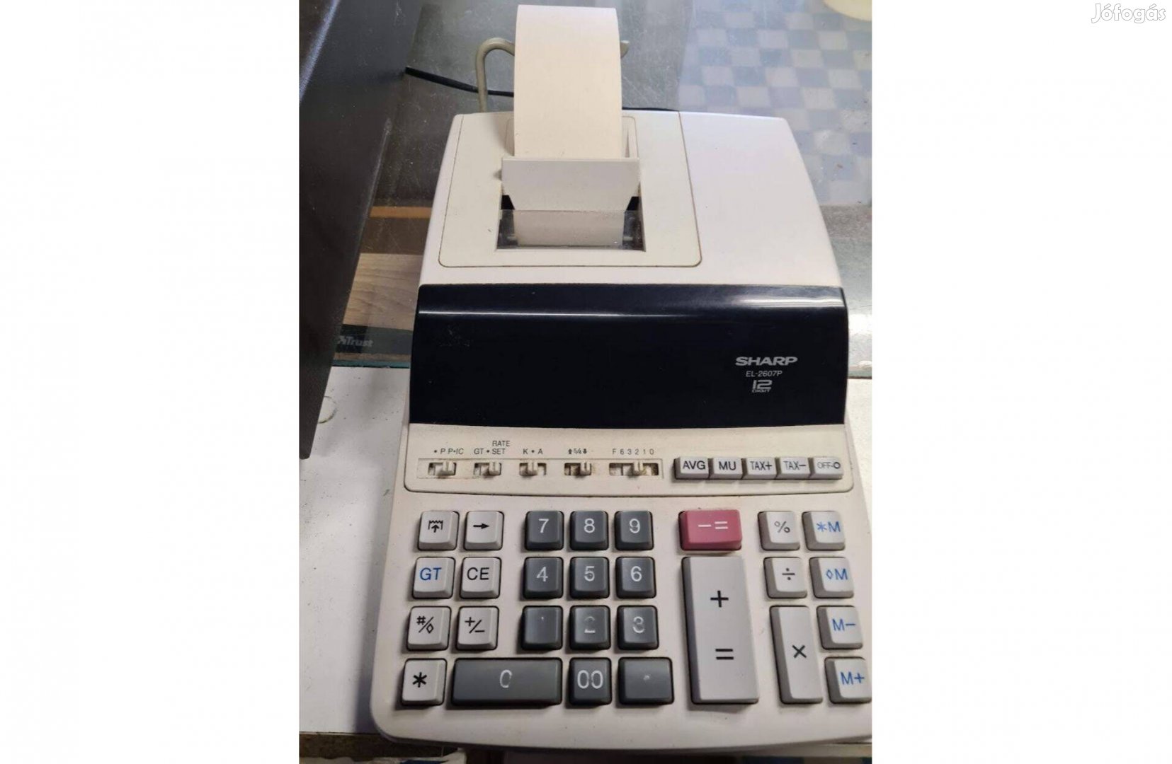 Sharp EL-2607P Asztali Számológép Hálózati 9 Szalag