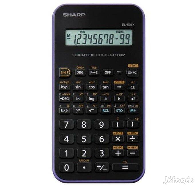 Sharp EL-501X tudományos számológép 10+2 digit