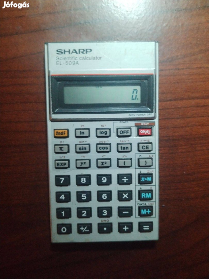 Sharp EL-509A 1982-es számológép