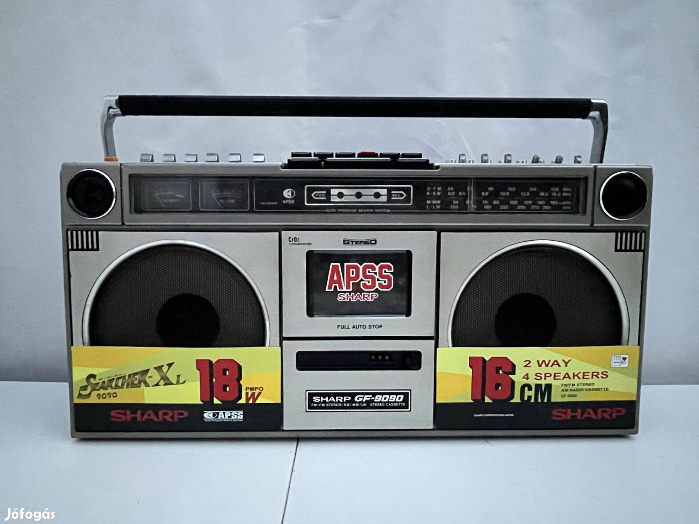 Sharp GF-9090H boombox rádiós magnó szervizelve