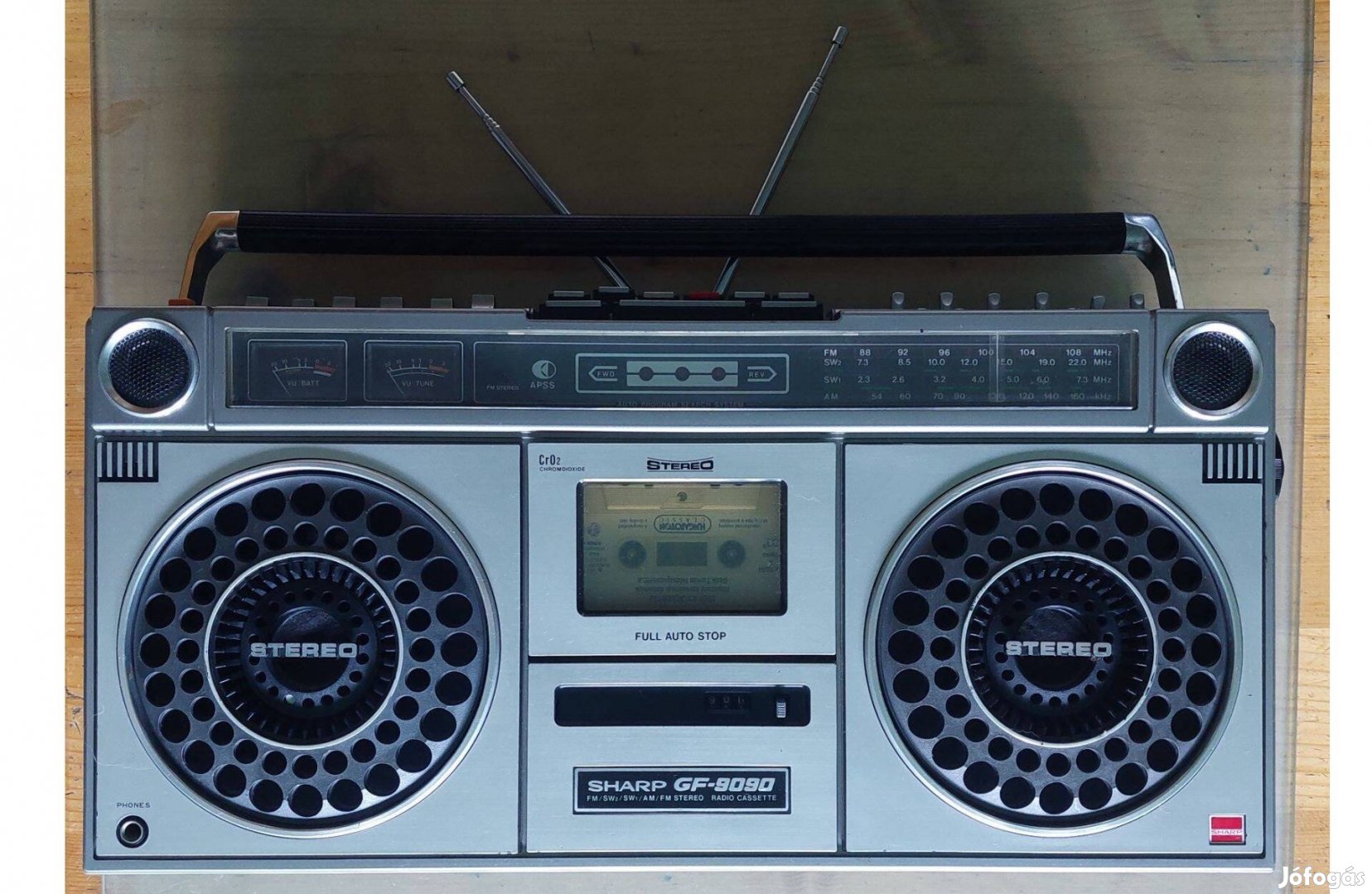 Sharp GF-9090 Rádió Kazettás MAGNÓ Boombox Sharp GF-9090 Walkman MAGNÓ