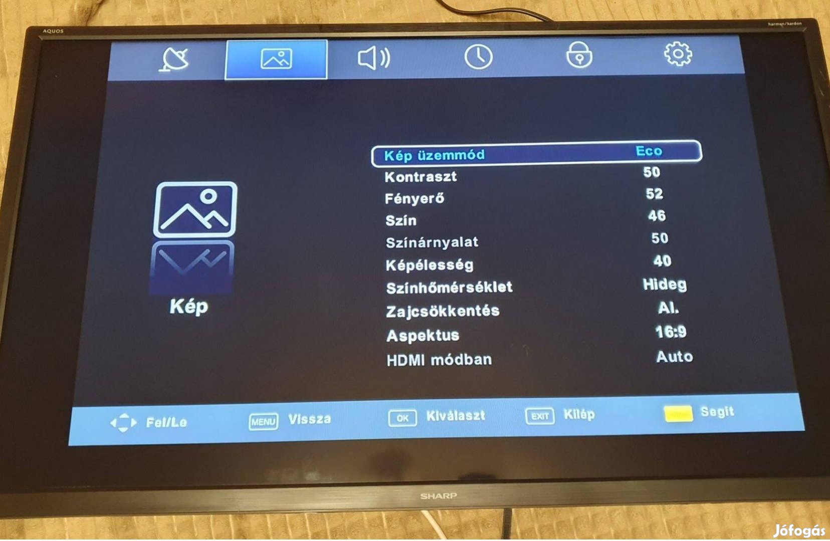 Sharp LC-32HI3222E hibás LED tv kikapcsolgat!